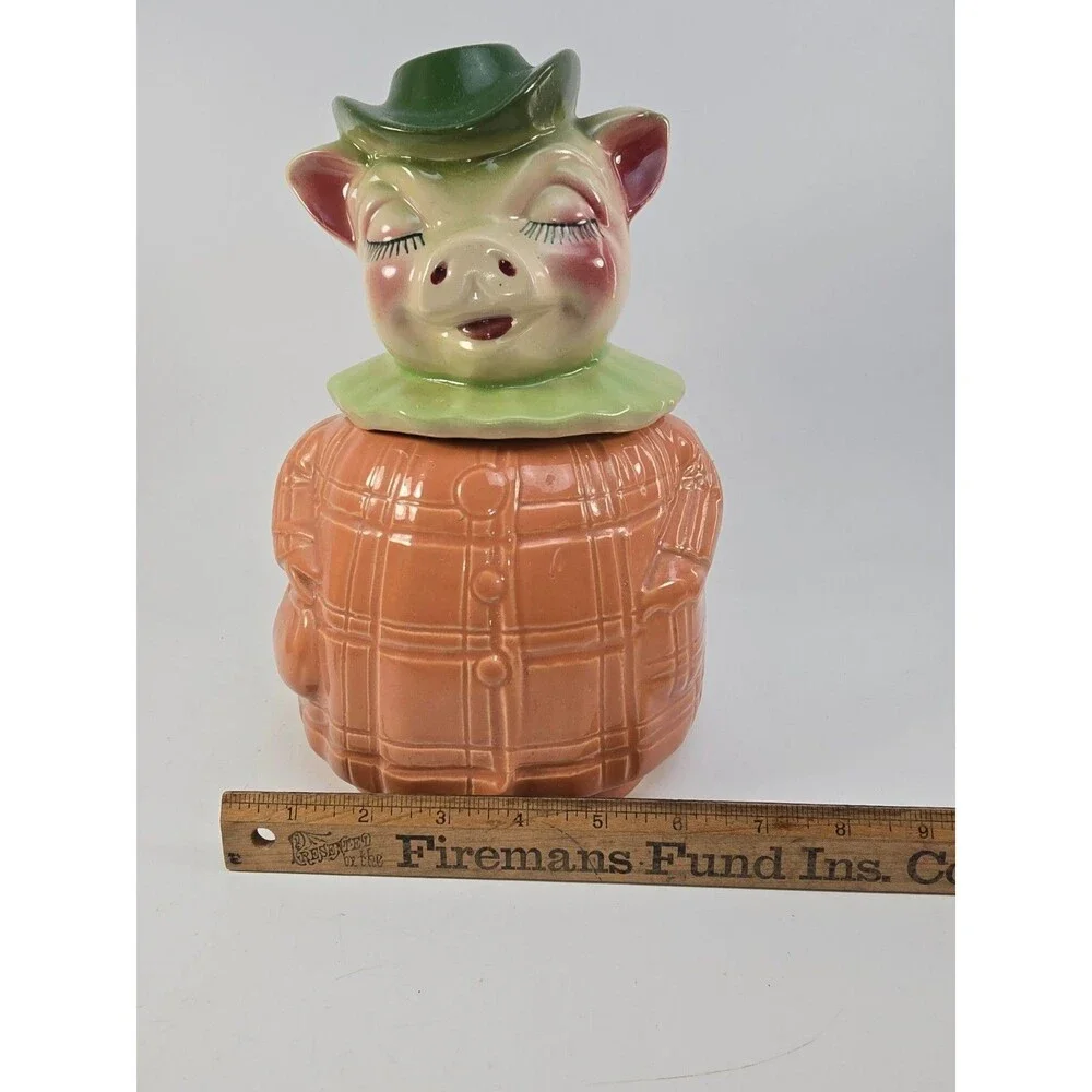 Authentic Shawnee Pottery WINNIE PIG Bankhead Cookie Jar & Bank USA